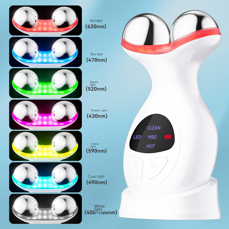 EMS V-Face Neck Roller — Microcurrent Facial Sculpting Beauty Device — product photo 1