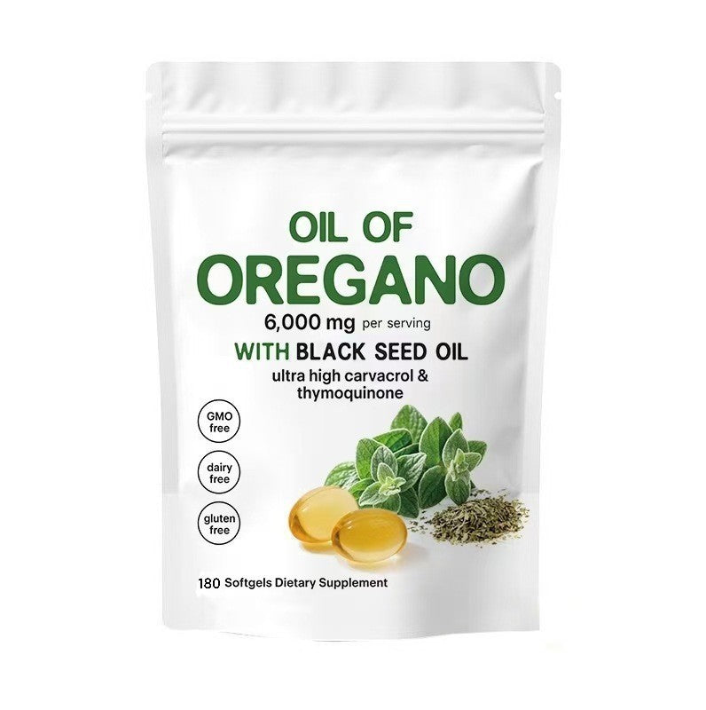 Oregano Oil Softgel Capsules — Daily Immune Wellness Support (180/300ct) — product photo 5