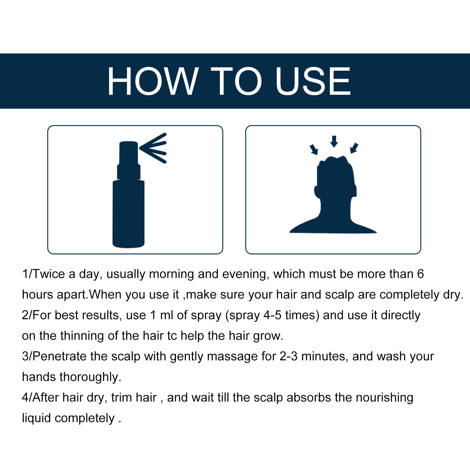 Men's Dense Hair Treatment Spray — Hairline & Thickness Support — product photo 6