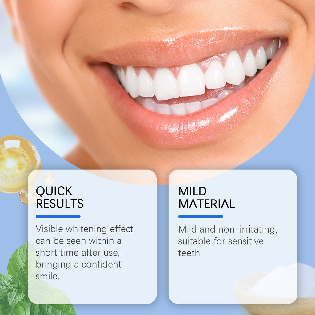 Teeth Whitening Strips — Enamel-Safe Stain-Removing Dental Care