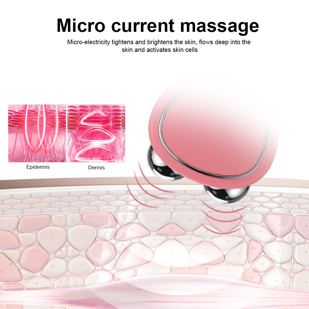 3D Microcurrent Roller Massager — Compact Face & Body Toning Tool — product photo 4