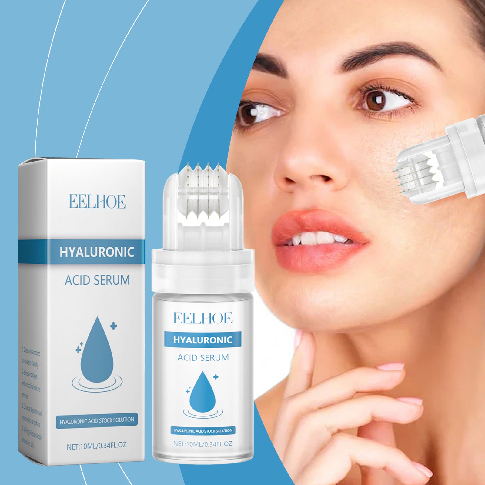 Hyaluronic Acid Roller Essence — Collagen Hydrating Firming Skincare — product photo 2