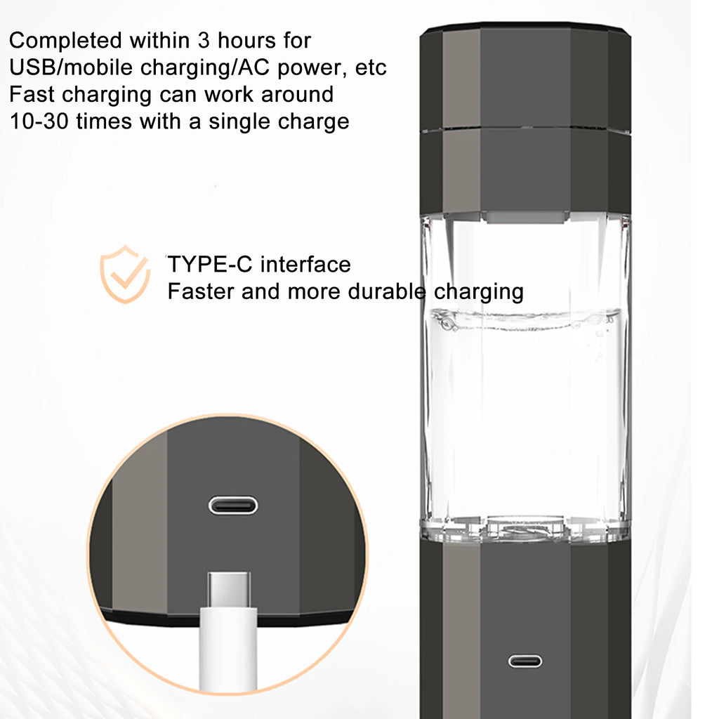 H60 Smart Hydrogen Water Cup — 6000 PPB Portable Electrolysis Mug — product photo 5