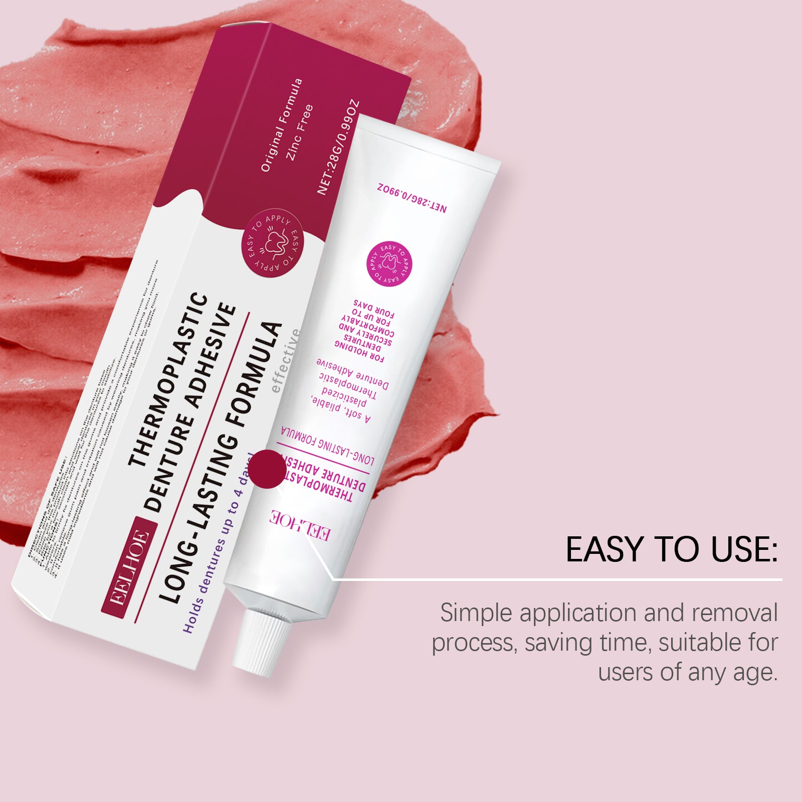 Thermoplastic Denture Cushion Adhesive — Comfort Fit Beads — product photo 4