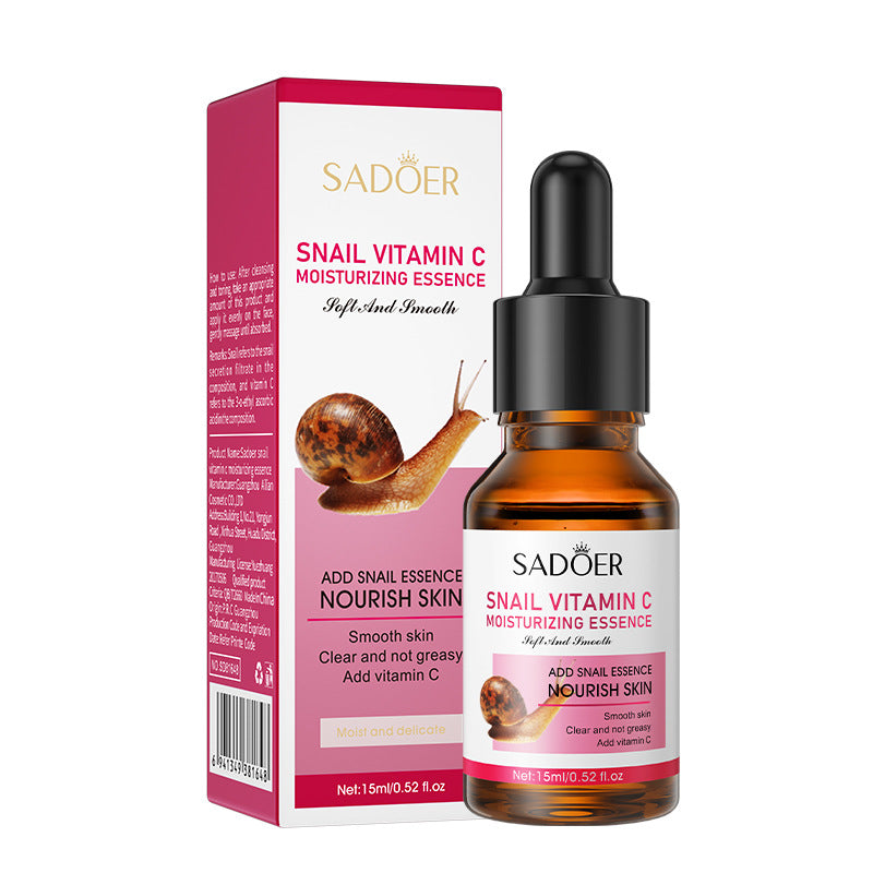 SADOER Vitamin C Facial Essence 15ml — Refreshing Glow Serum (4 Types) — product photo 4