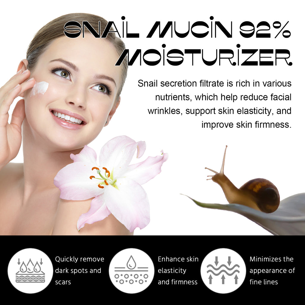 Snail Mucin 92% Moisturizer — Smoothing Firming Hydration Skincare — product photo 5