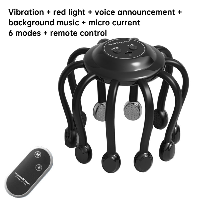 Electric Octopus Head Massager — Scalp Relaxation & Sleep-Ease Device — product photo 7