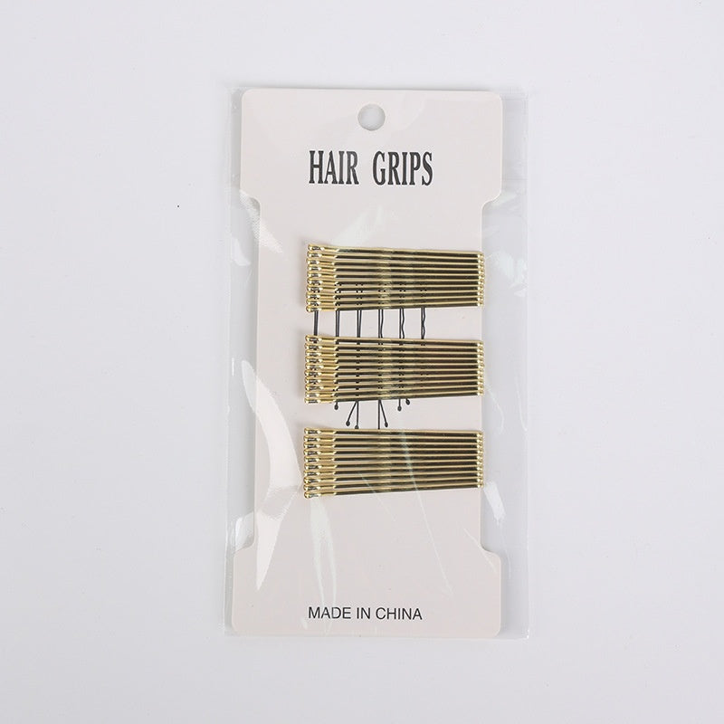 Metal Hair Clips Set — Minimalist Snap Barrettes Hair Accessory — product photo 3