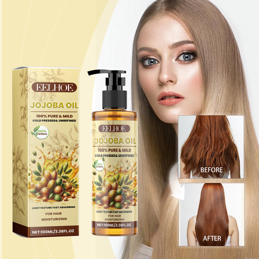 Jojoba Hair Oil — Non-Greasy Deep Nourishment for Soft, Silky Hair — product photo 3