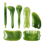 Natural Jade Roller & Gua Sha Set — Real Stone Facial Massage Beauty Tool — product photo 7