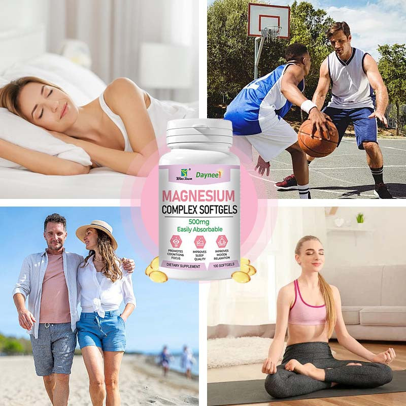 Magnesium Complex Softgels 500mg — Daily Relaxation & Muscle Support — product photo 4