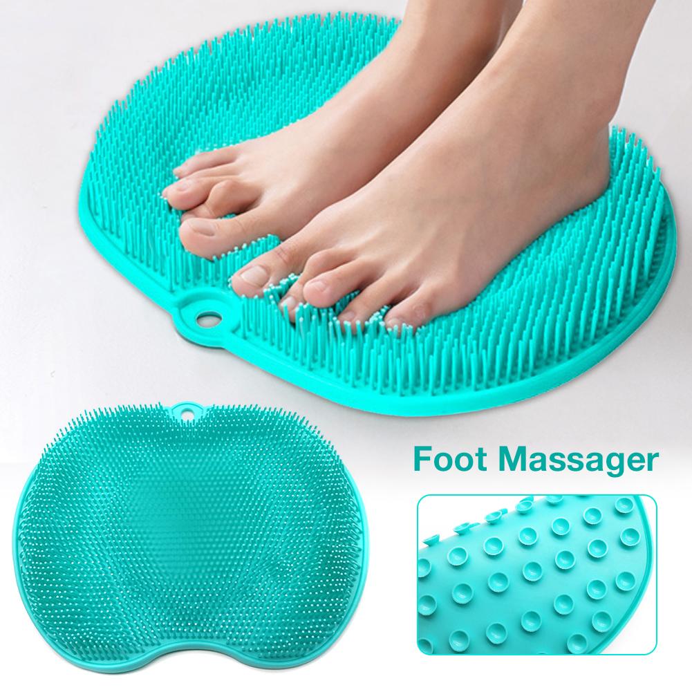 No-Bend Shower Foot Scrubber Mat — Non-Slip Cleaning & Massage Foot Care — product photo 1