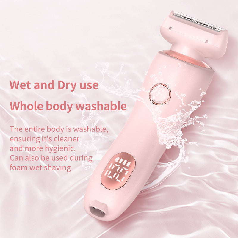 2-in-1 Women's Bikini & Body Trimmer — Cordless Hair Removal Grooming Device — product photo 2