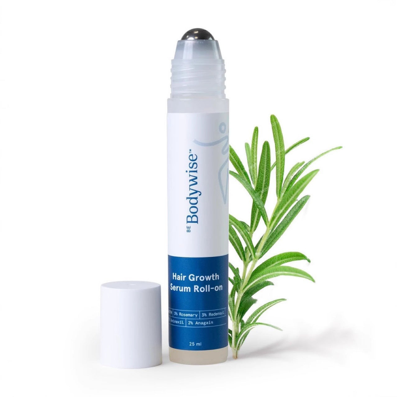 3% Rosemary Hair Growth Roll-On Serum — Targeted Scalp Strengthening Essence — product photo 1