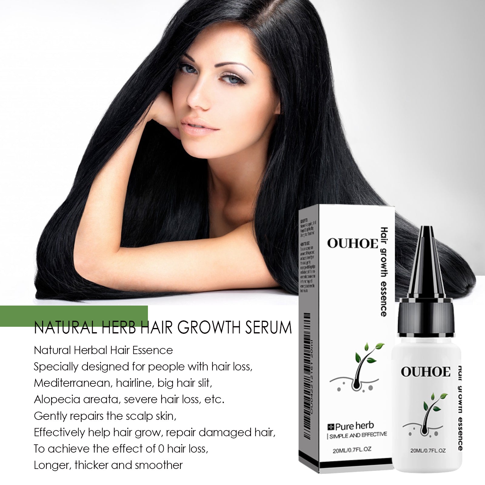 Herbal Dense Hair Essence — Scalp Nourishment for Fuller-Looking Hair — product photo 3