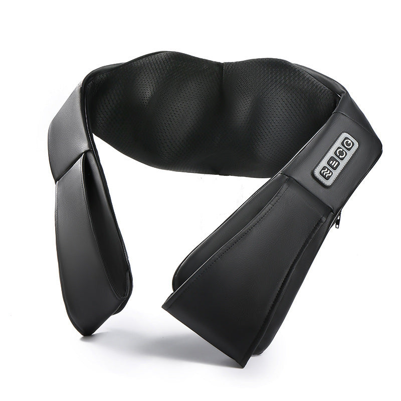 Cordless Neck & Shoulder Shawl Massager — Heated Kneading Wellness Device — product photo 1