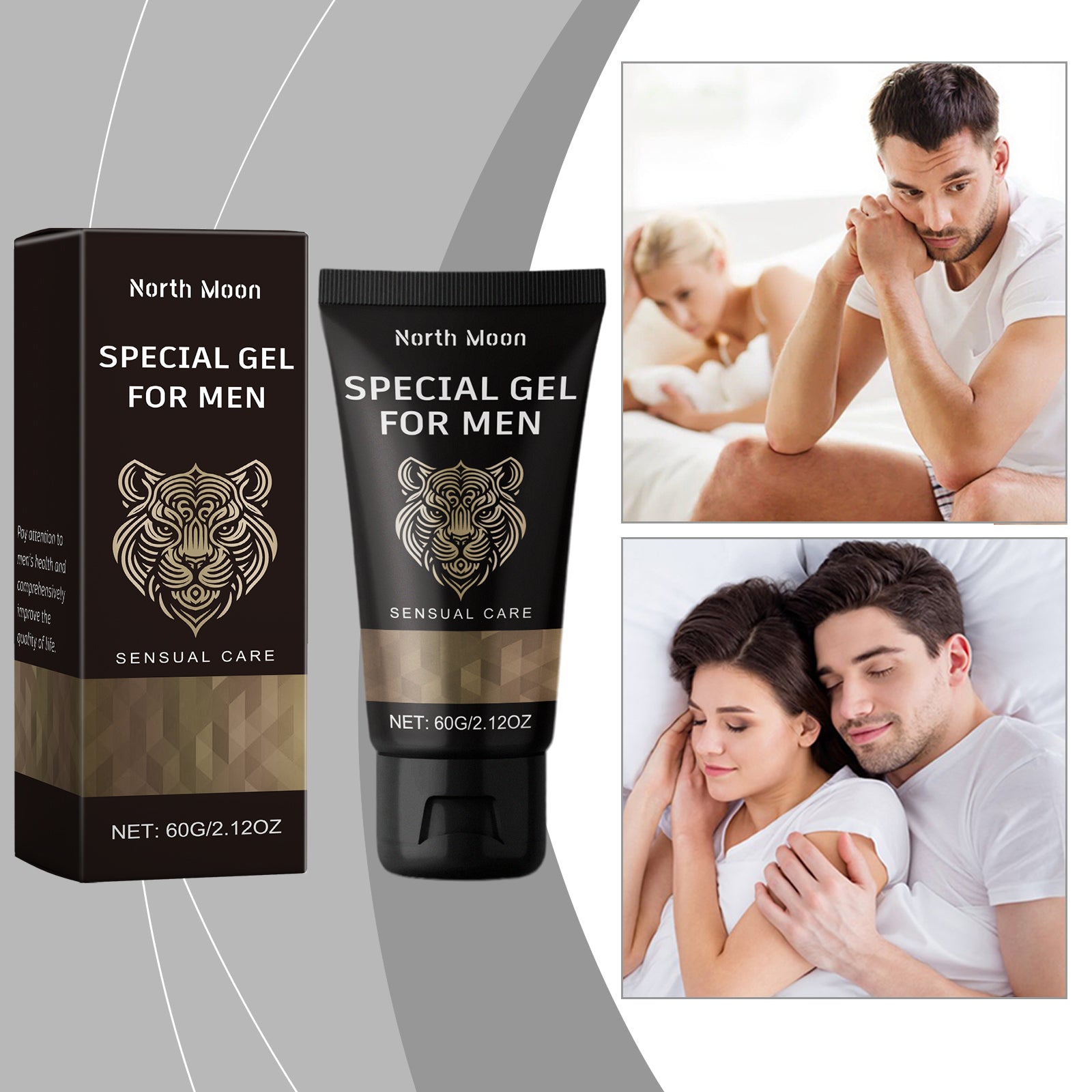 Men's Herbal Body Massage Gel — Cooling Repair & Moisture — product photo 3