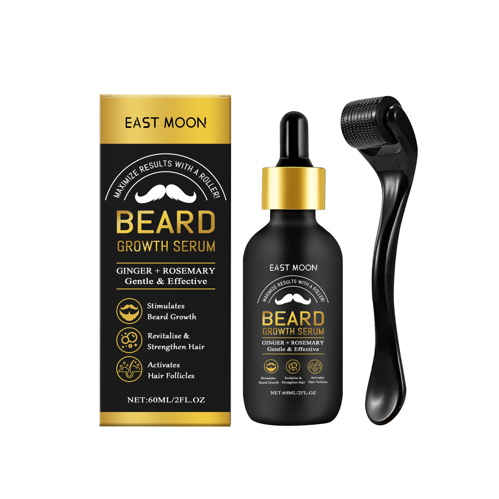 East Moon Men’s Beard Oil — Softening & Conditioning Men’s Grooming — product photo 1