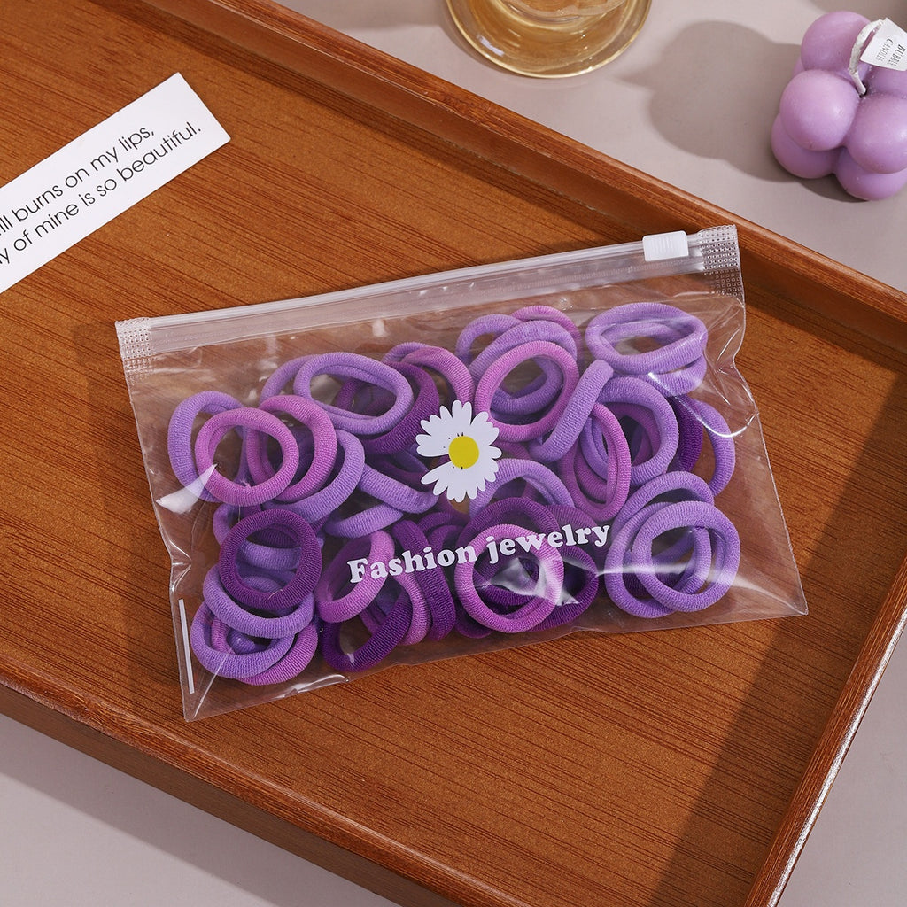 Kids Hair Ties Set — Soft No-Snag Elastic Bands Hair Accessory — product photo 4