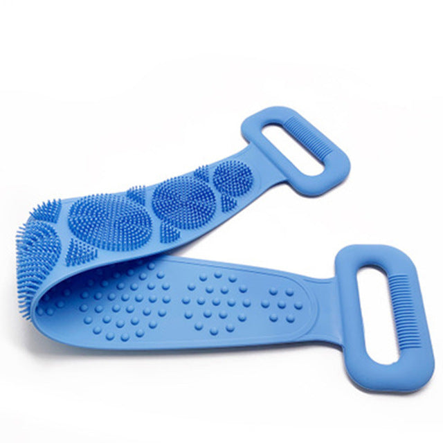 Double-Sided Exfoliating Back Scrubber Belt — Deep-Clean Bath & Body — product photo 7