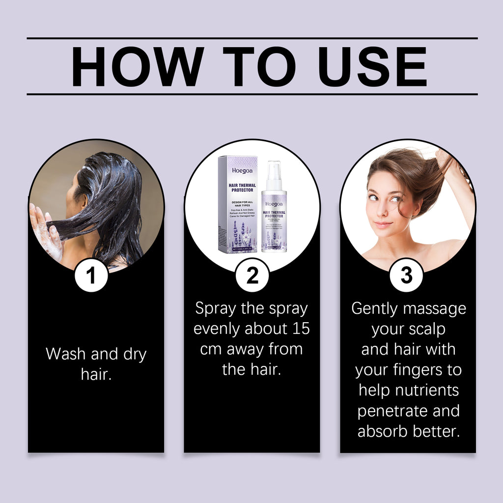 Protein Hair Repair Spray — Smoothing Oil Mist for Permed & Coloured Hair — product photo 7