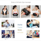 Cordless Neck & Shoulder Shawl Massager — Heated Kneading Wellness Device — product photo 3