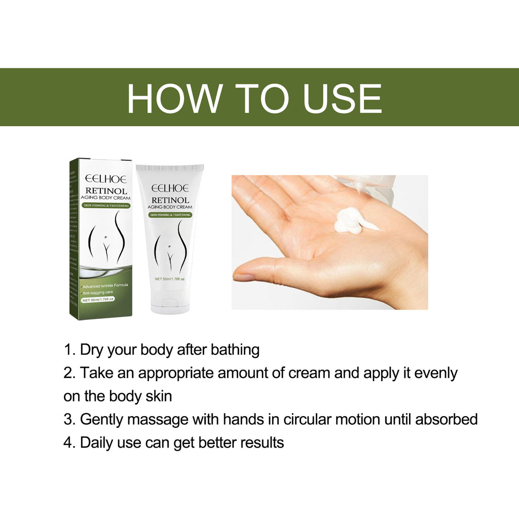 EELHOE Retinol Body Cream — Toning & Smoothing Brightening Body Care — product photo 3