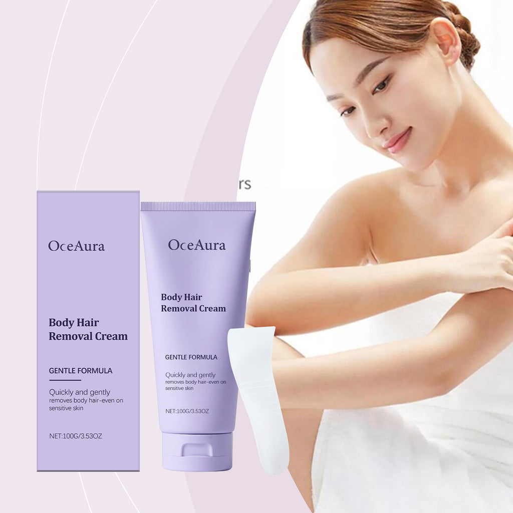 OceAura Gentle Hair Removal Cream — Smooth Arms & Legs for All — product photo 1
