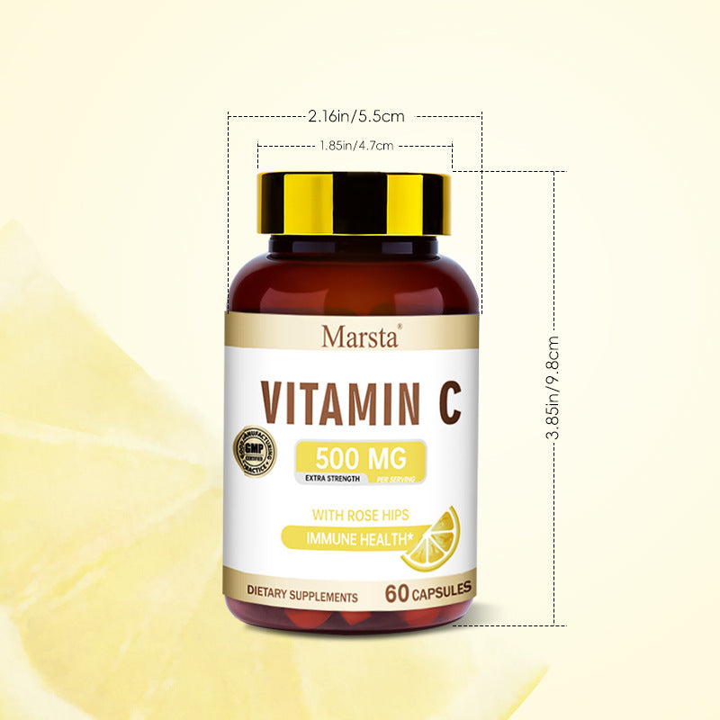 Vitamin C Capsules — Daily Immune & Skin Support 60ct — product photo 4