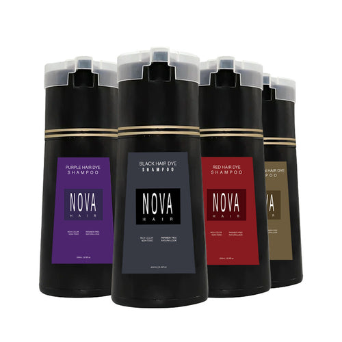Color-Depositing Hair Shampoo — Gentle Wash-In Hair Dye for Rich Tone — product photo 1