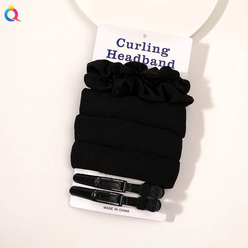 Heatless Curling Band — No-Heat Overnight Big-Wave Hair Curler