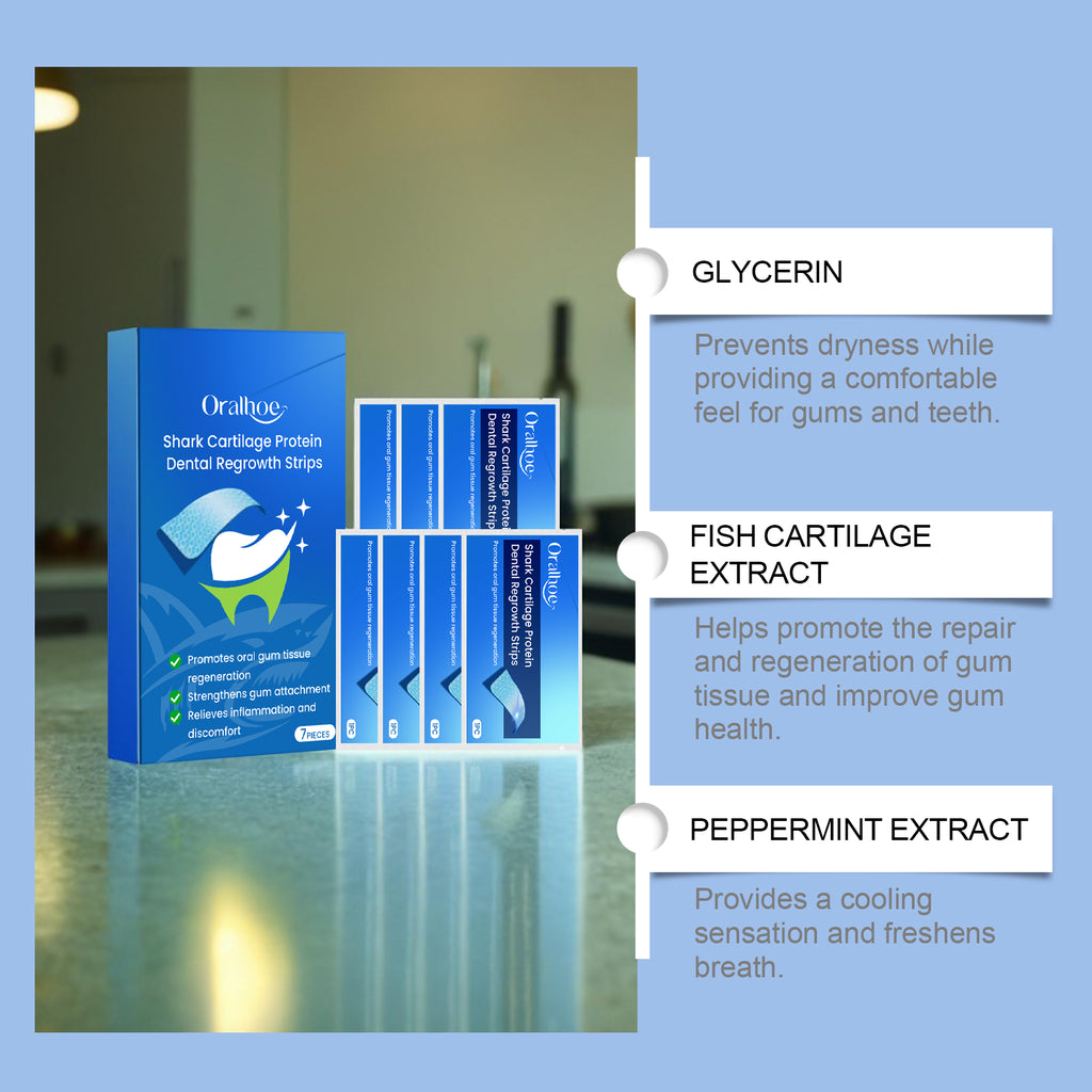 Teeth Whitening Strips — Enamel-Safe Stain-Removing Dental Care