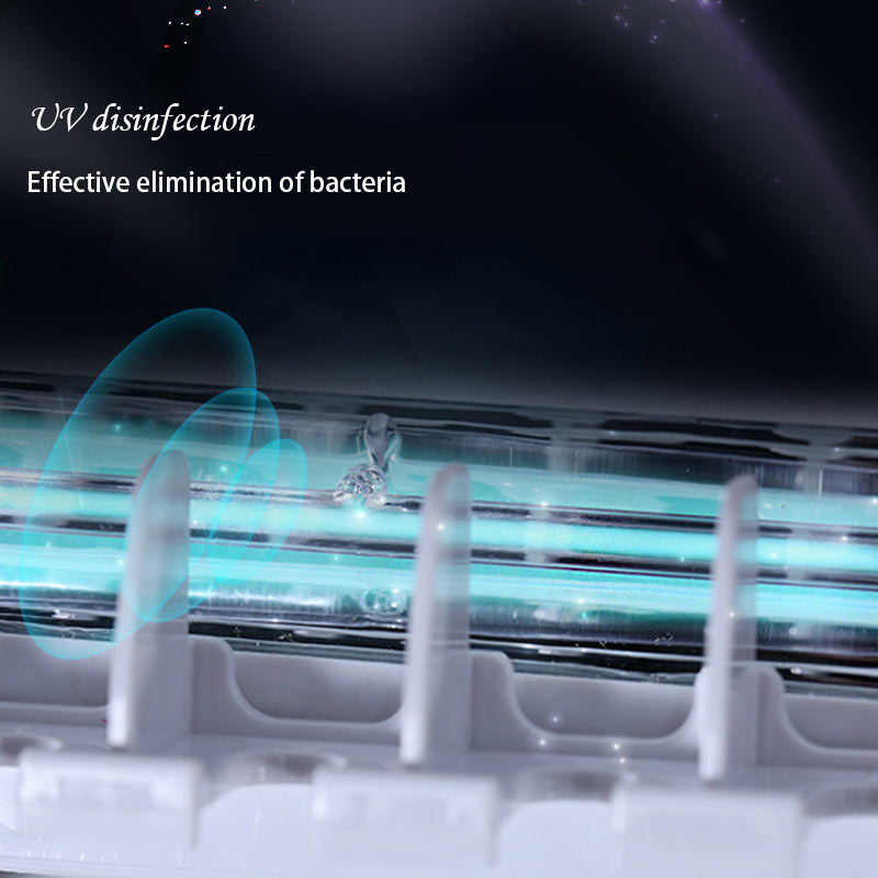 UV Toothbrush Sterilizer & Toothpaste Dispenser — Wall-Mounted Bathroom Cleaner