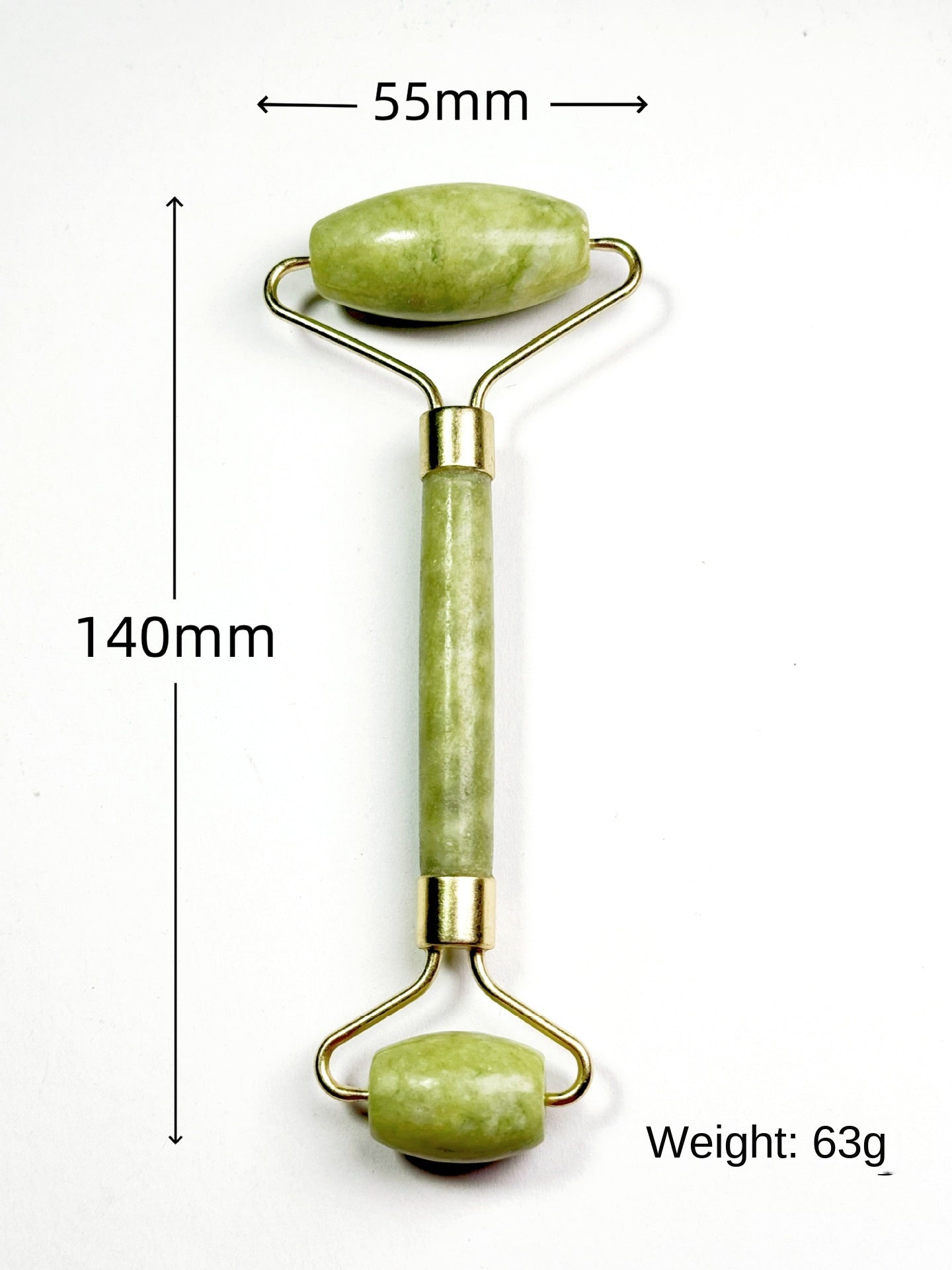 Natural Jade Facial Roller — Sculpting Face Massage Beauty Tool — product photo 4