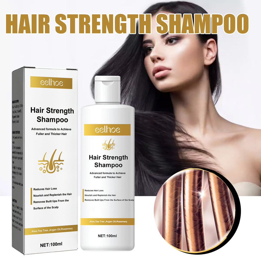 Root-Tightening Strength Shampoo — Scalp Massage Cleanser for Strong Hair — product photo 2