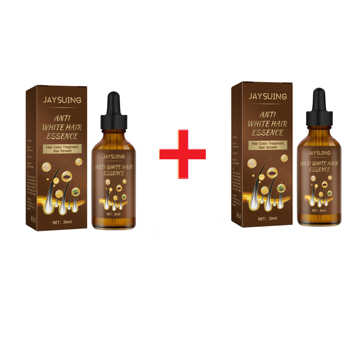 Black Hair Restore Essence — Scalp Massage Lotion for Rich, Dark Hair (30/60ml) — product photo 6