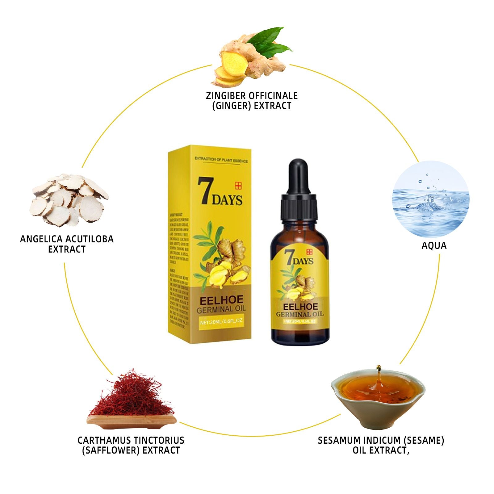 Ginger Hair Stabilizing Solution — Nourishing Anti-Breakage Care (3 Sizes) — product photo 6
