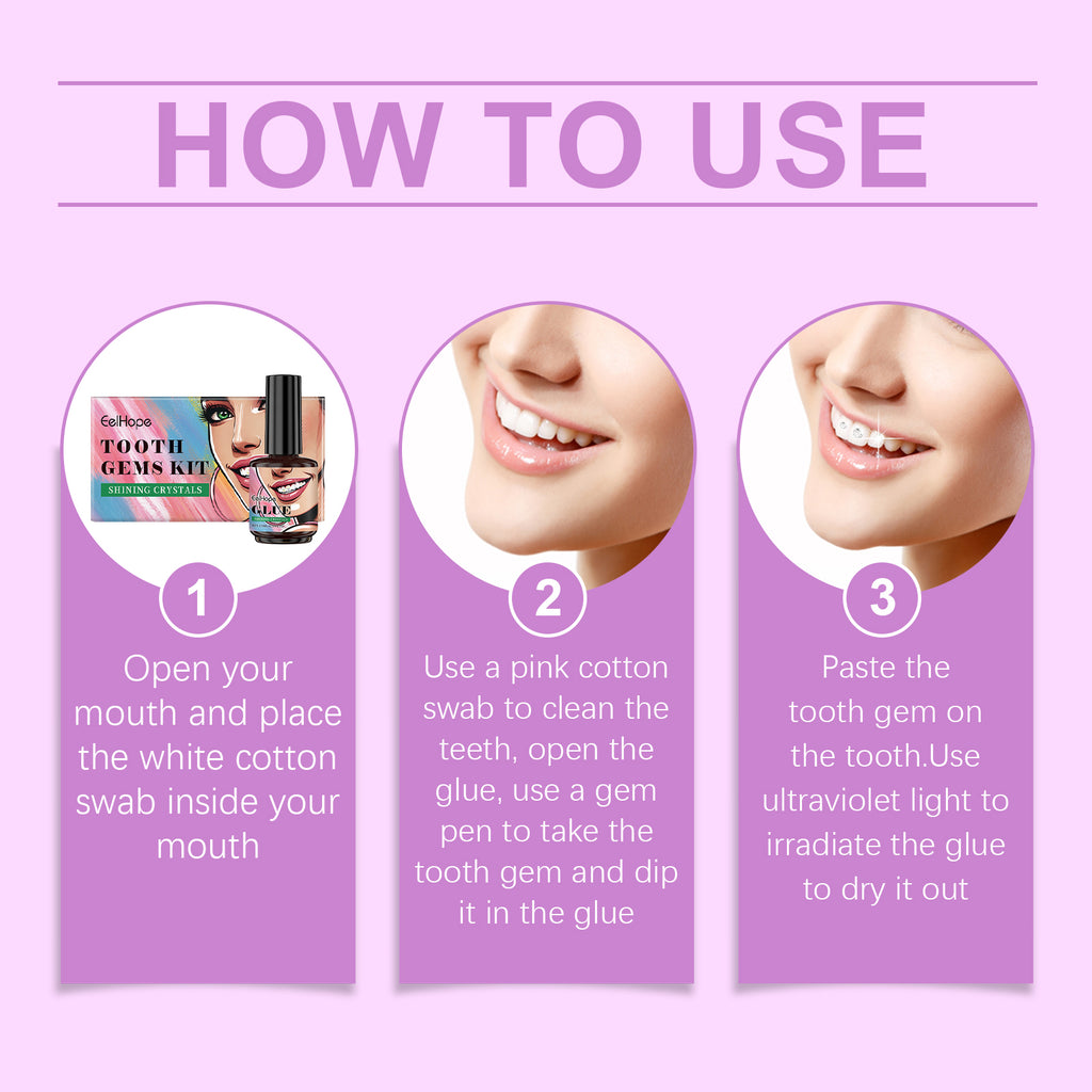 Tooth Gem Kit — Sparkle Smile Crystal Set for Dental Styling — product photo 6
