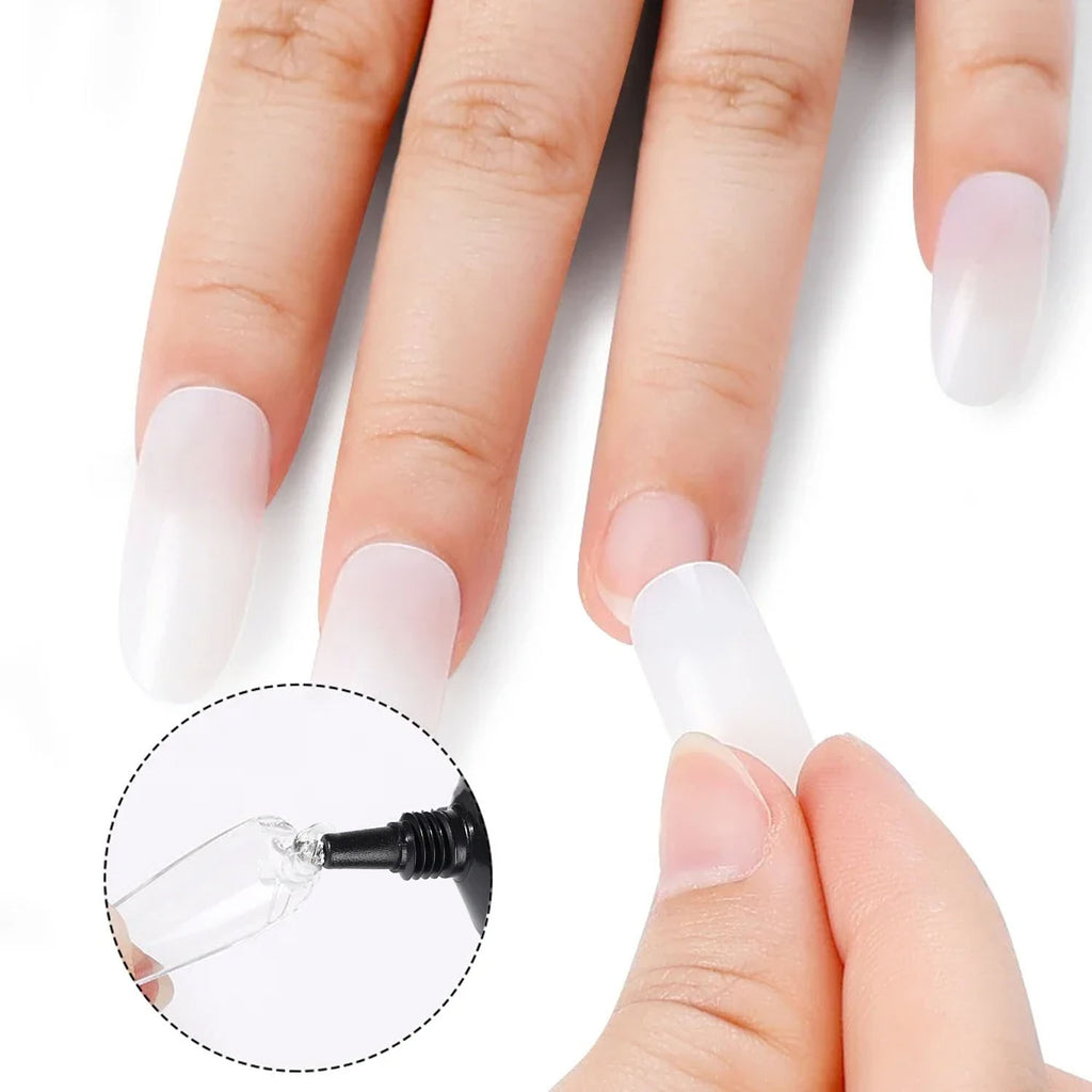 Nail Art Diamond Adhesive — Transparent Reinforcement Gel for Press-Ons — product photo 3
