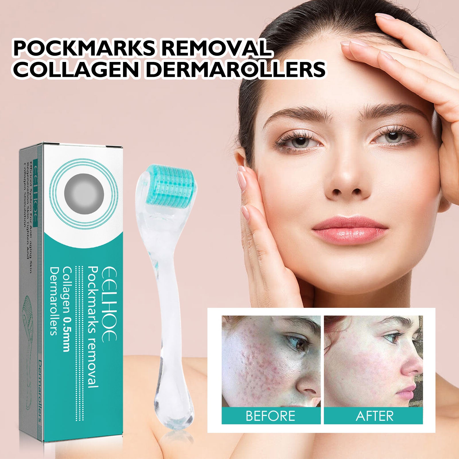 Firming Facial Massage Roller — Fine Line Smoothing Skin Tool — product photo 3