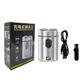 Portable Double-Head Electric Shaver — Rechargeable Travel Grooming Device — product photo 4