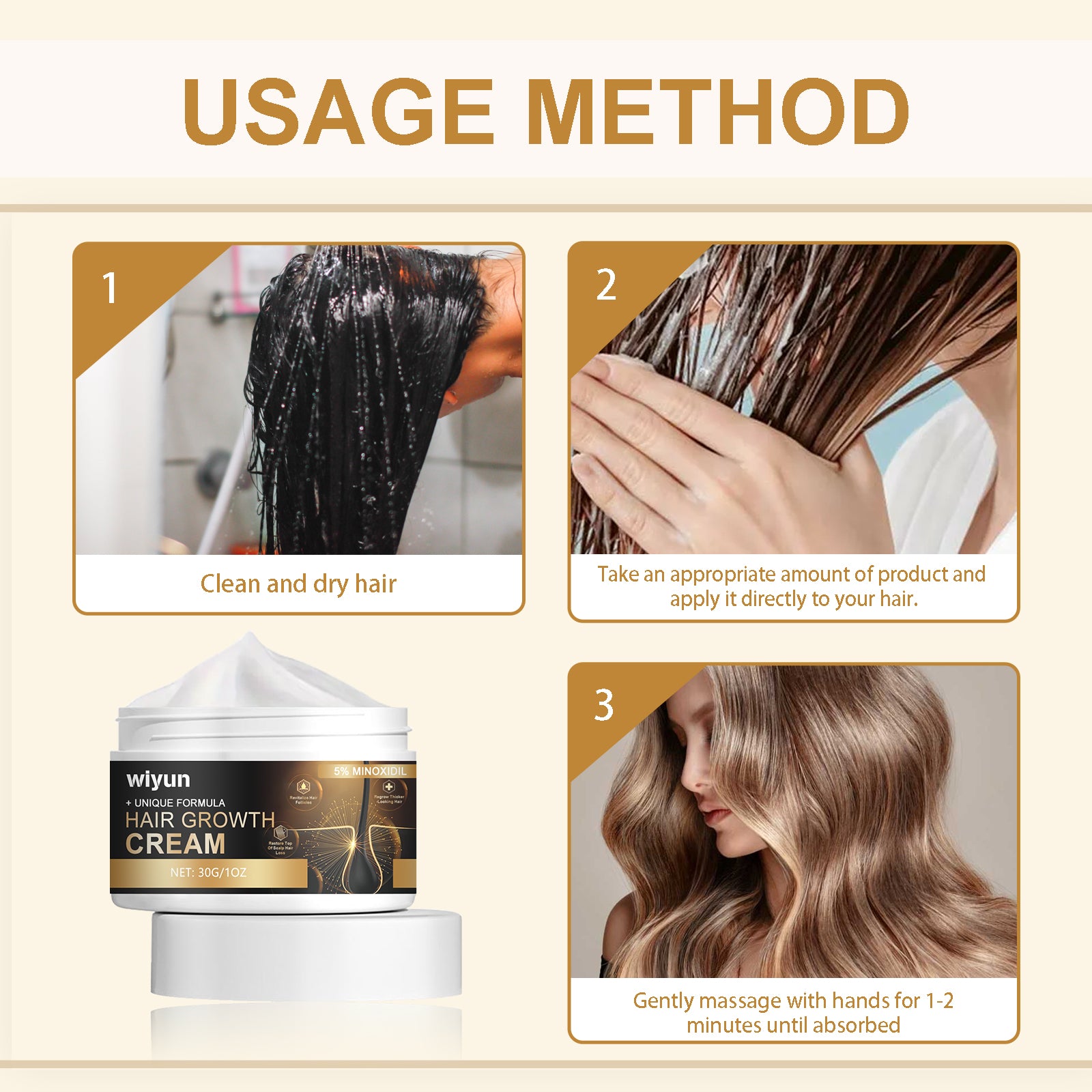 Scalp Nourishing Hair Cream — Strengthening Care for Fuller-Looking Hair — product photo 5