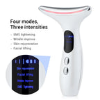 LED Microcurrent Neck & Face Device — Warming Beauty Instrument — product photo 1