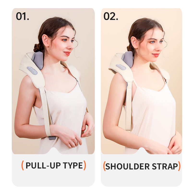 Shoulder & Neck Massage Machine — Kneading Heat Therapy Wrap — product photo 4