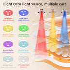 LED Photon Silicone Face Mask — 8-Colour Light Therapy Beauty Device — product photo 3