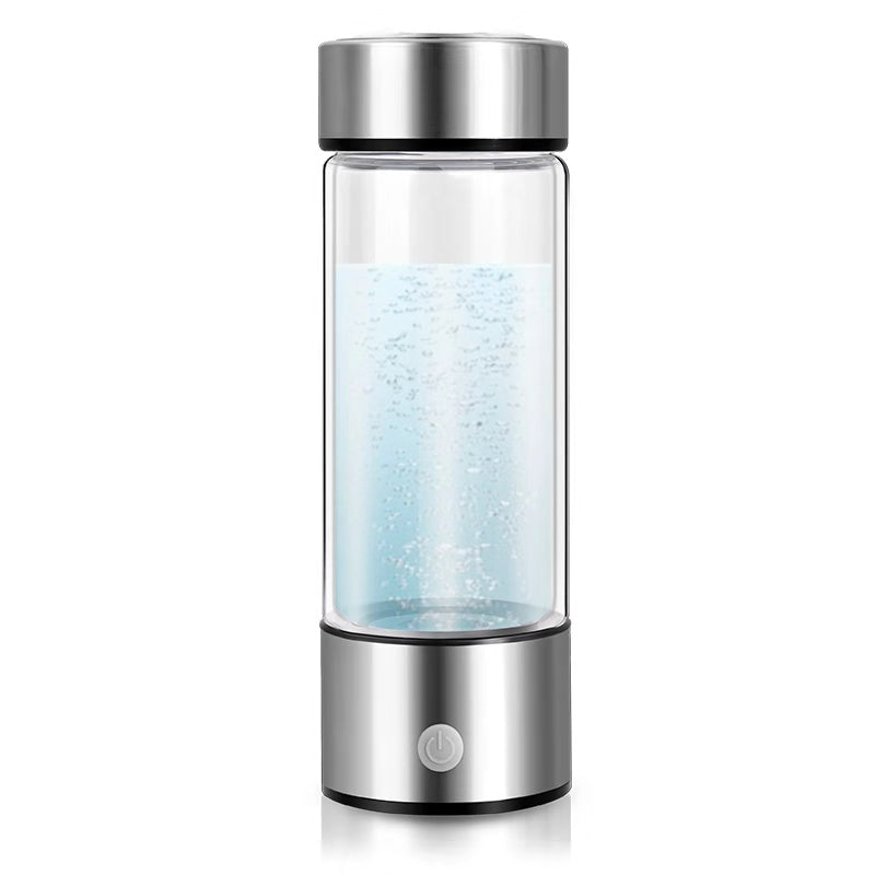 Hydrogen Water Bottle 420ml — Rechargeable Glass Hydration Ionizer — product photo 6