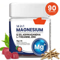Ashwagandha Magnesium 14-in-1 Gummies — D3, Zinc & L-Theanine (90ct) — product photo 1
