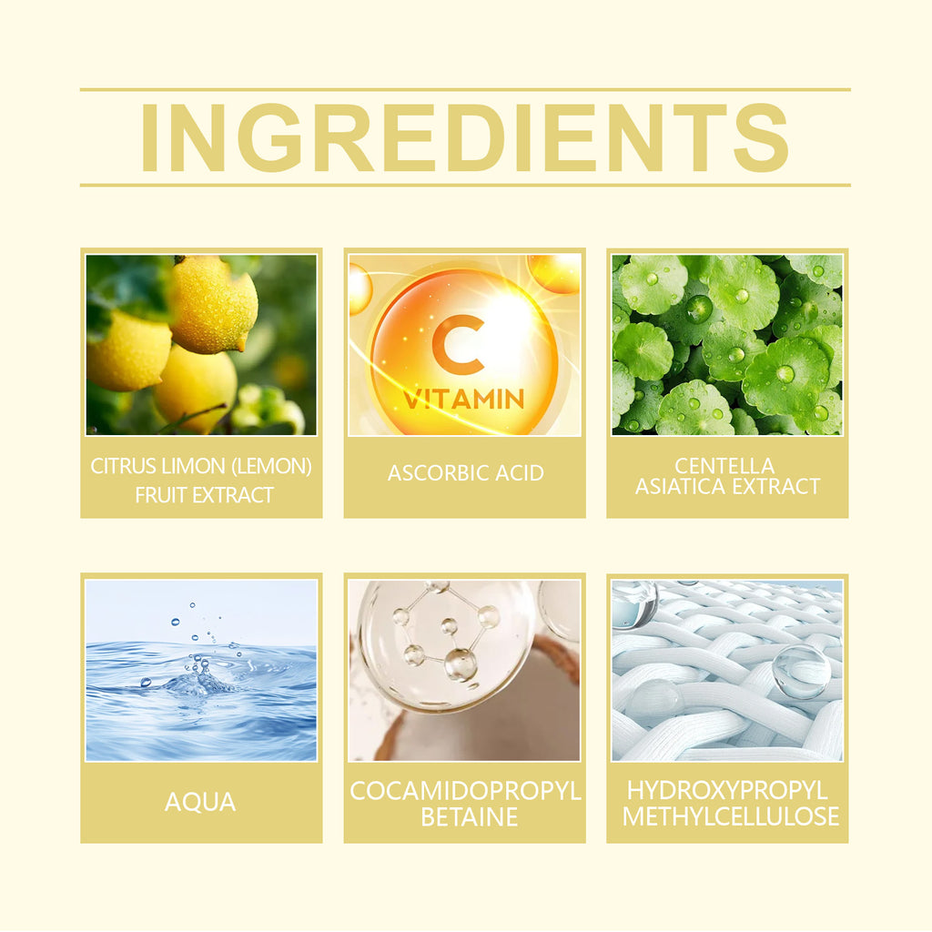 HOYGI Vitamin C Brightening Face Cleanser — Hydrating Skincare Wash — product photo 3
