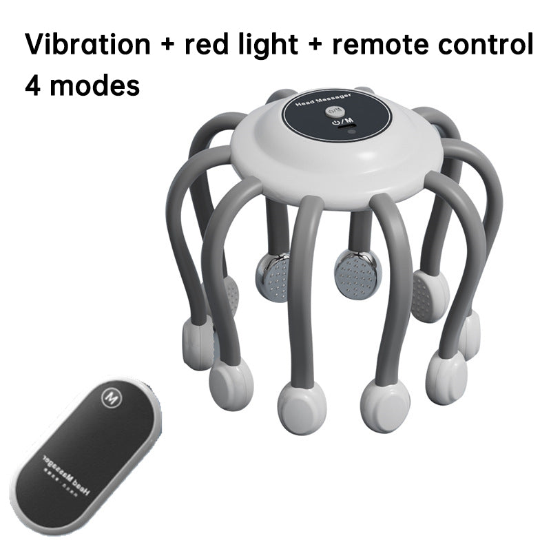 Electric Octopus Head Massager — Scalp Relaxation & Sleep-Ease Device — product photo 10
