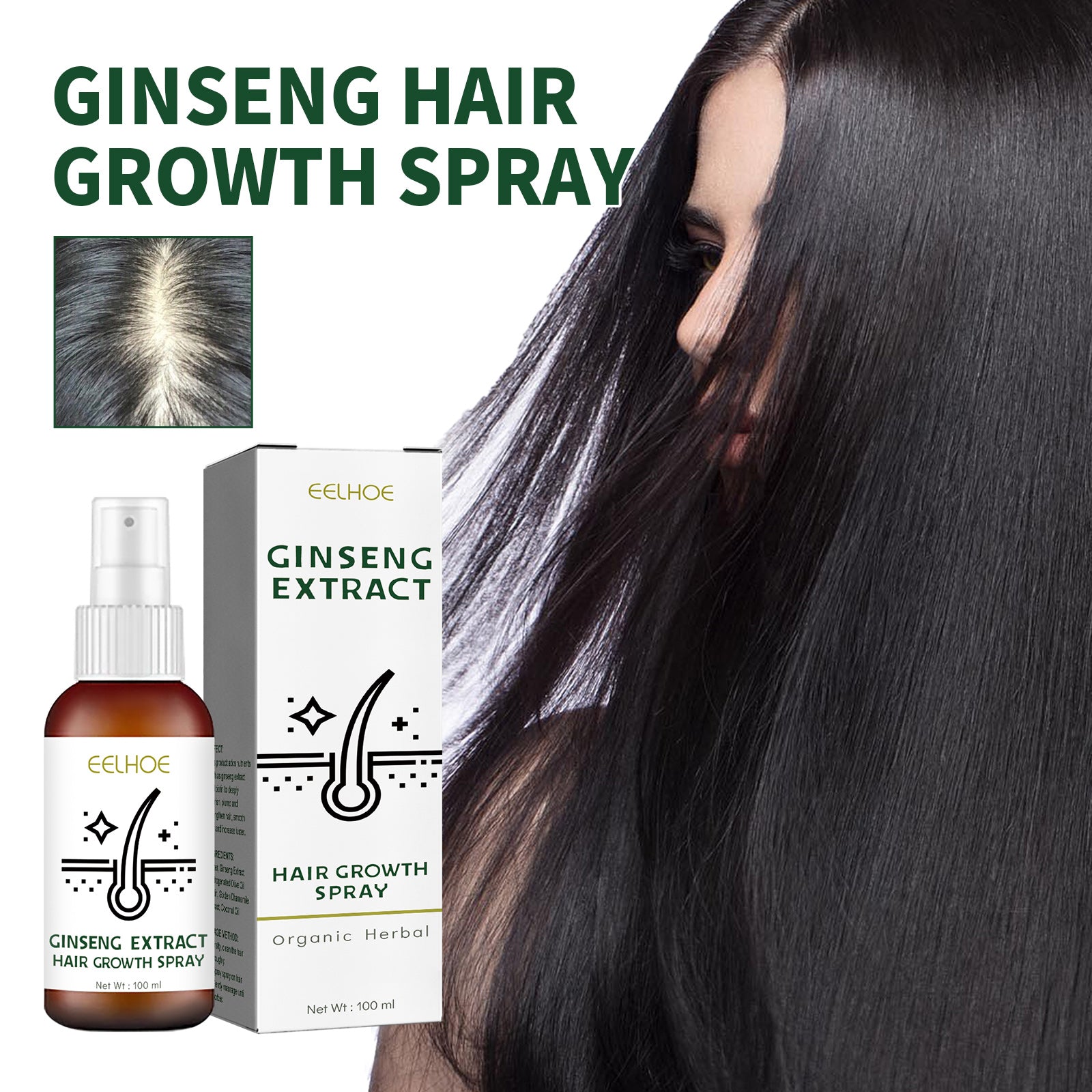 Volumizing Scalp Hair Spray — Nourishing Care for Fuller-Looking Hair — product photo 3